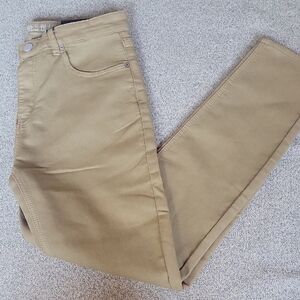 Vintage Genes Men's Slim Fit Tan Jeans Size 28x30